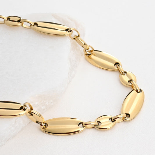 Colar Elos Compridos | Aço Inoxidável | Coleção Stellara