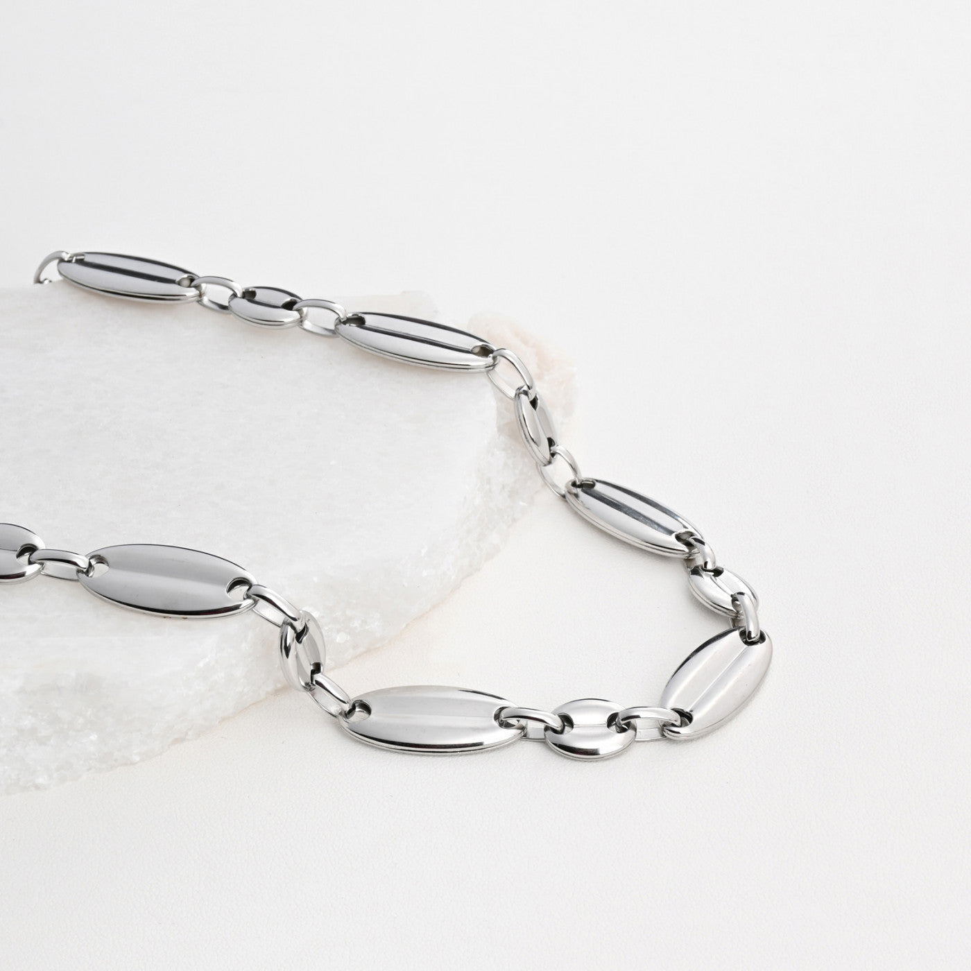 Colar Elos Compridos | Aço Inoxidável | Coleção Stellara