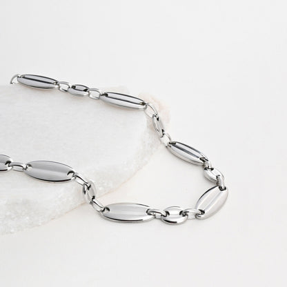 Colar Elos Compridos | Aço Inoxidável | Coleção Stellara