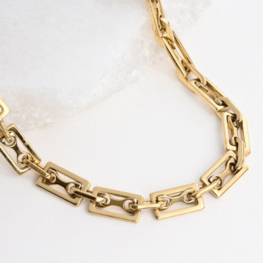 Colar Retângulos | Aço Inoxidável | Coleção Stellara