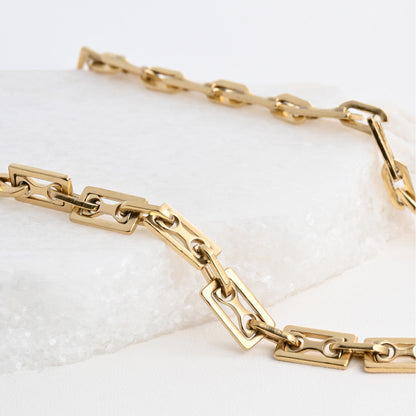 Colar Retângulos | Aço Inoxidável | Coleção Stellara