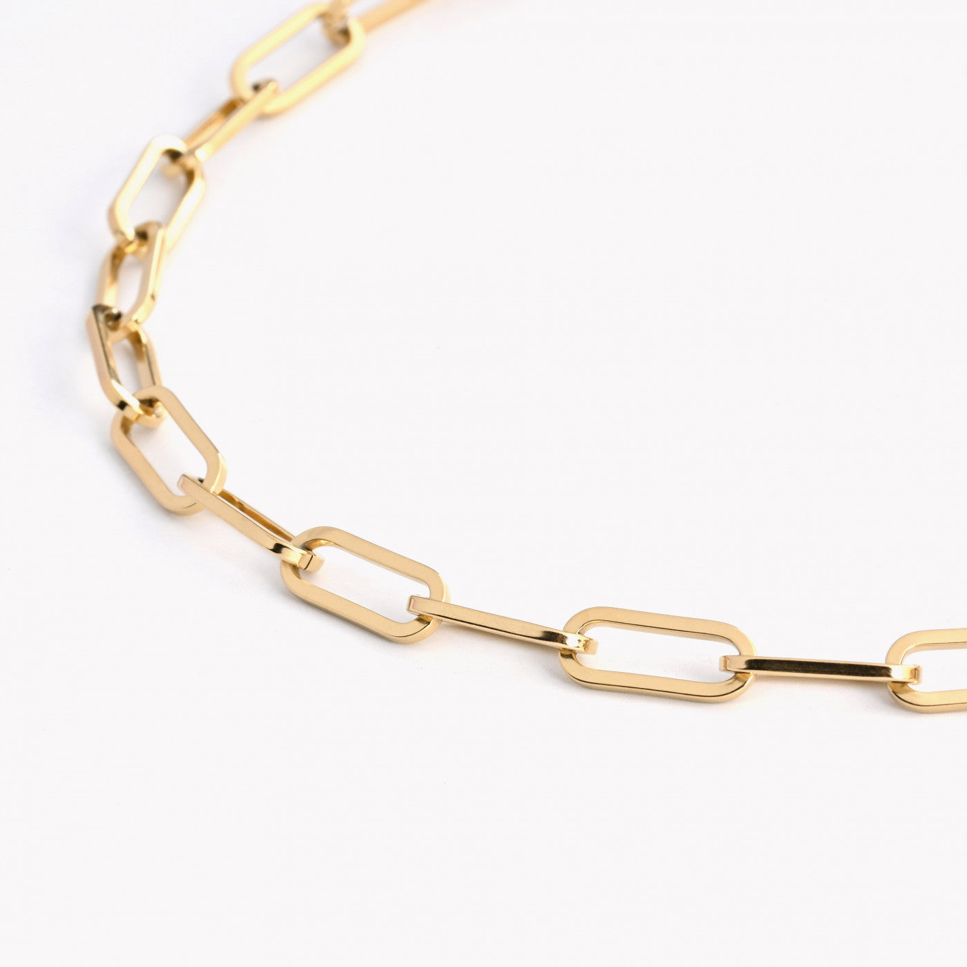 Colar Elos com Coração | Aço Inoxidável | Coleção Stellara